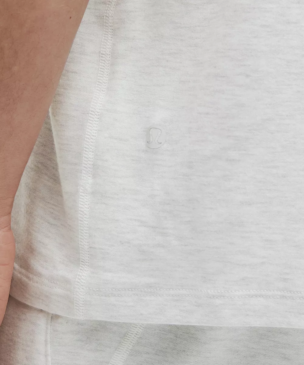 Chemise manches courtes coupe décontractée BeCalm — Heathered Vapor, view 5