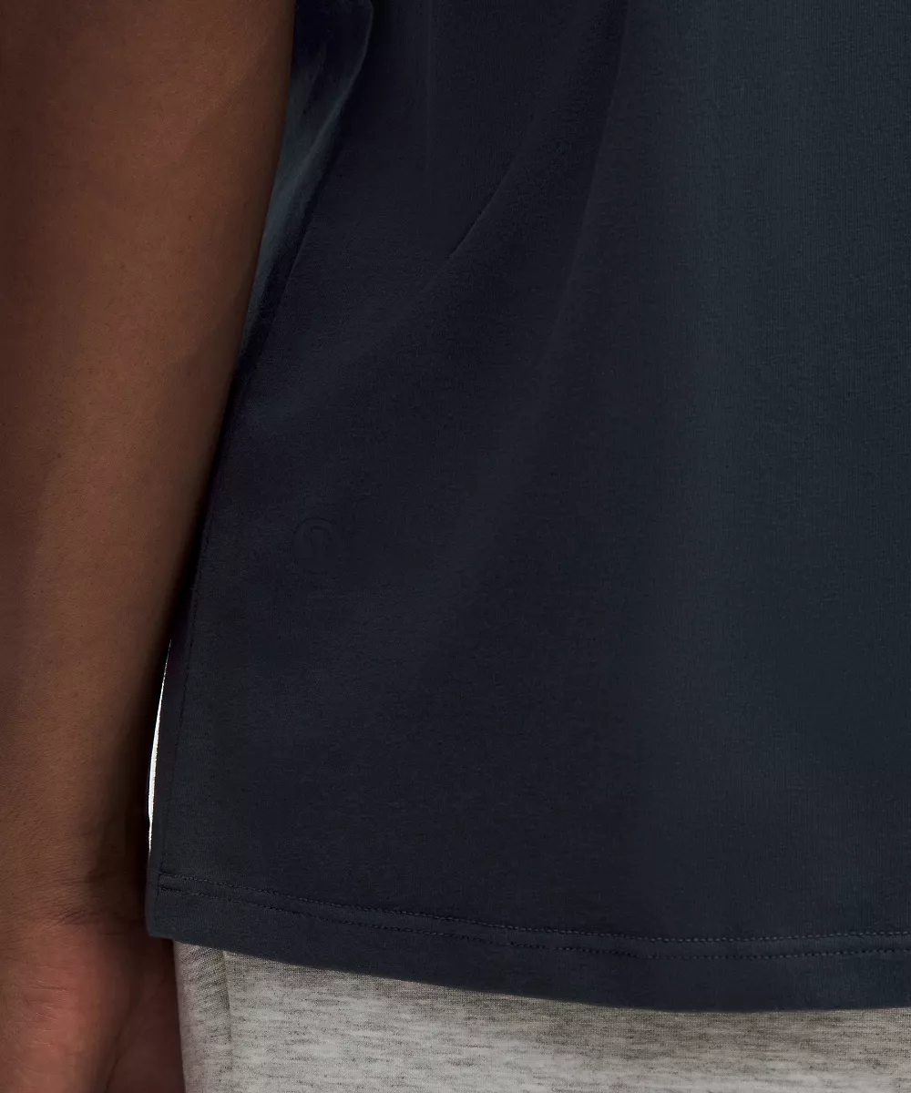 T-shirt en coton biologique coupe classique — True Navy, view 5