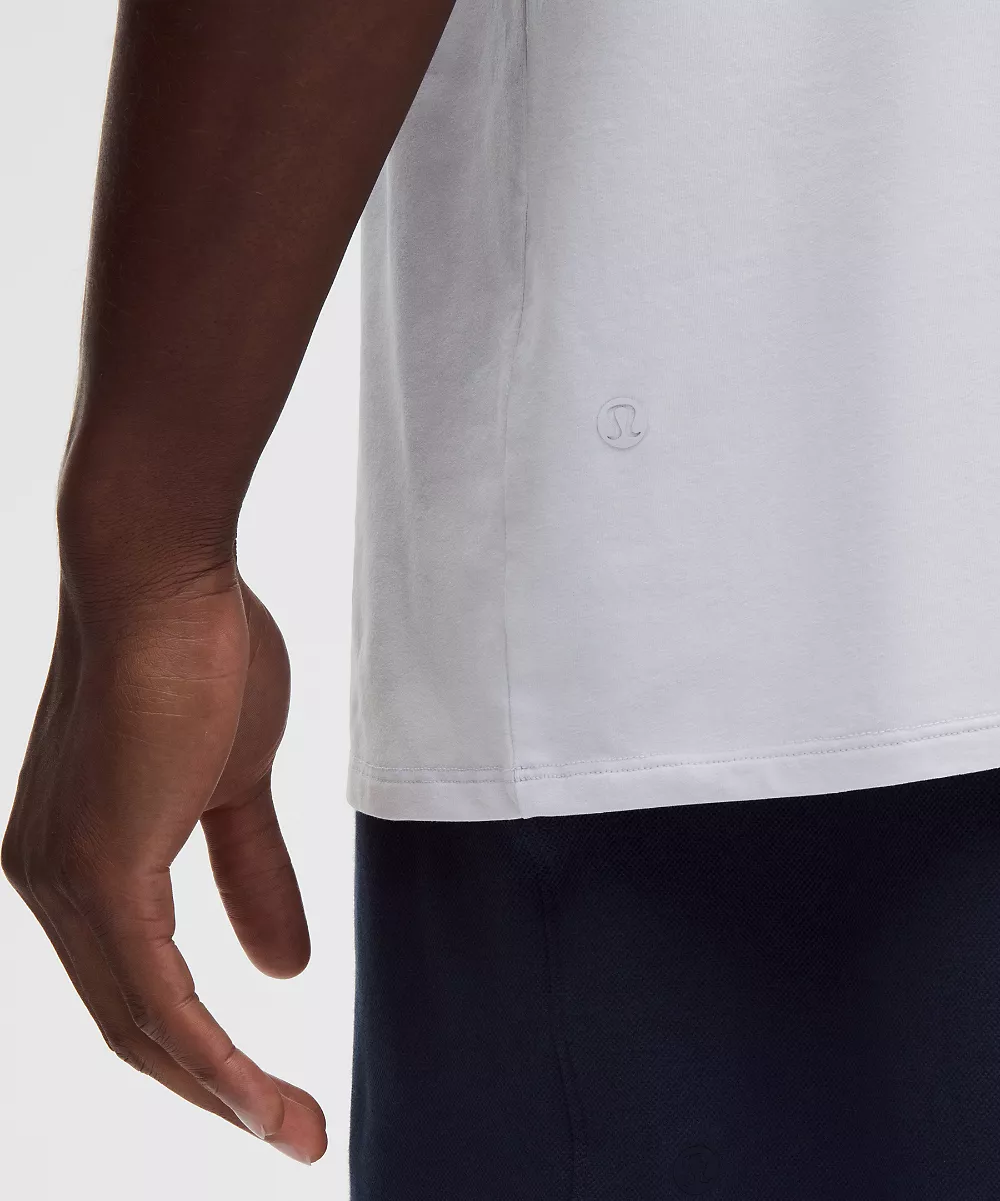 T-shirt en coton biologique coupe classique — Starch Blue, view 5