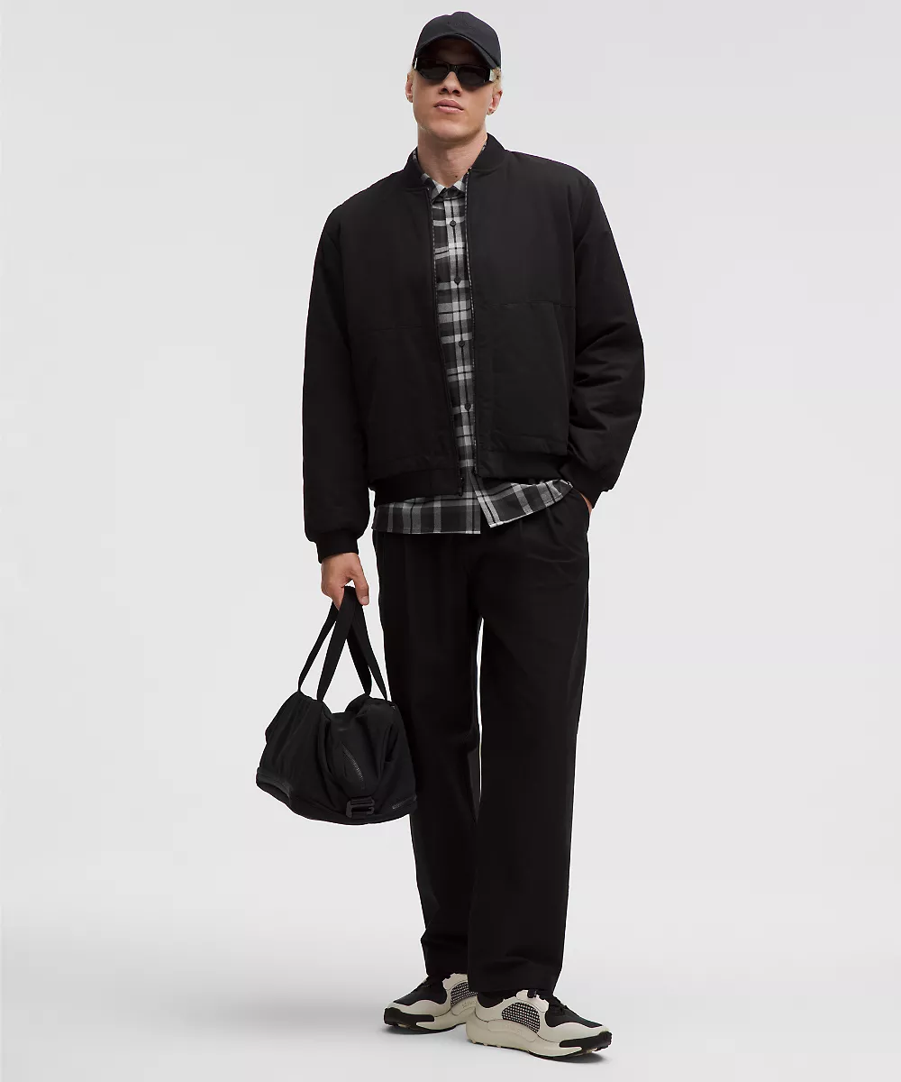 Surchemise tissée brossée — Prospect Plaid Super Dark Misty Grey, view 2