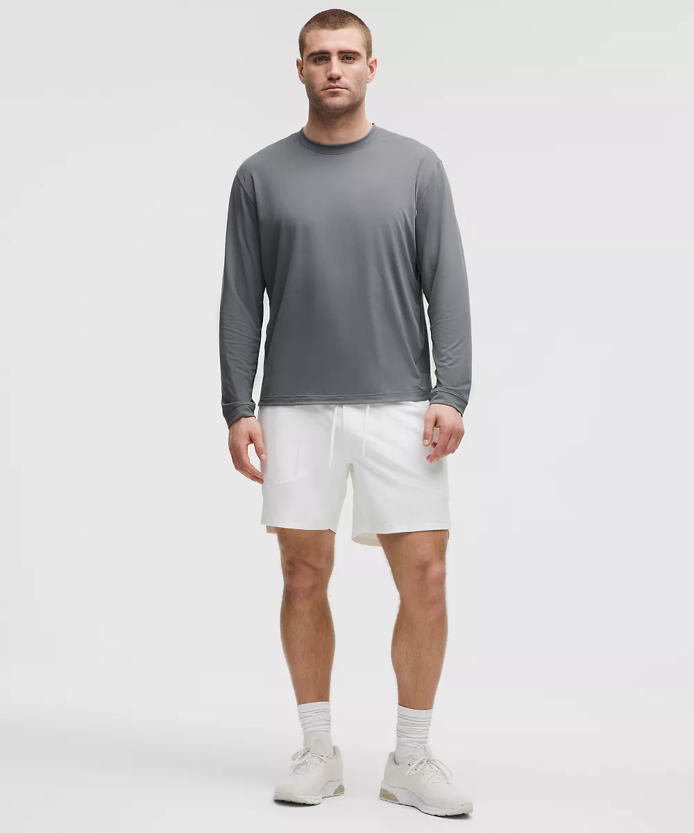 Chemise d'entraînement EasySet manches longues — Solar Grey, view 2