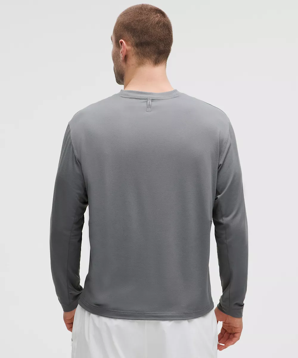 Chemise d'entraînement EasySet manches longues — Solar Grey, view 3