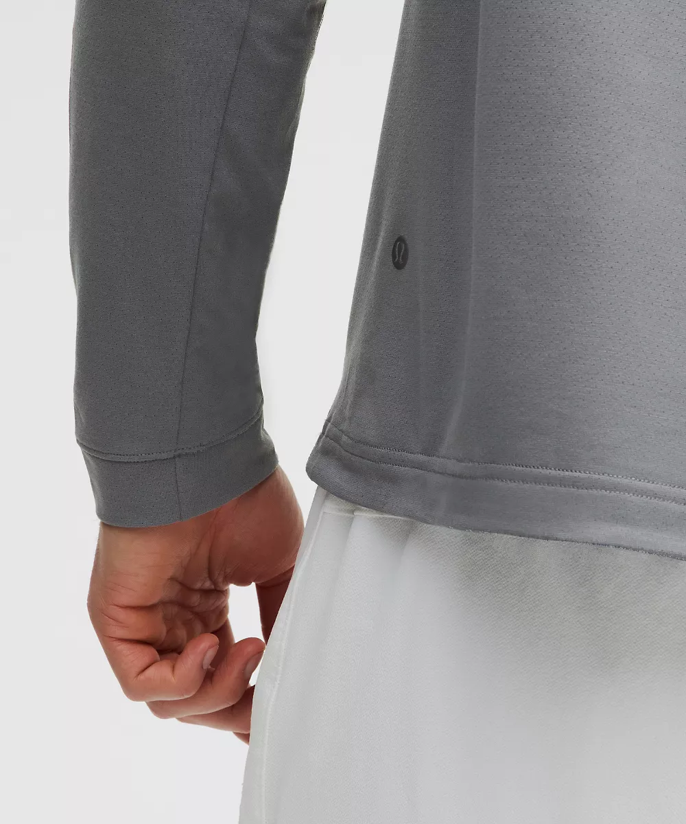 Chemise d'entraînement EasySet manches longues — Solar Grey, view 5