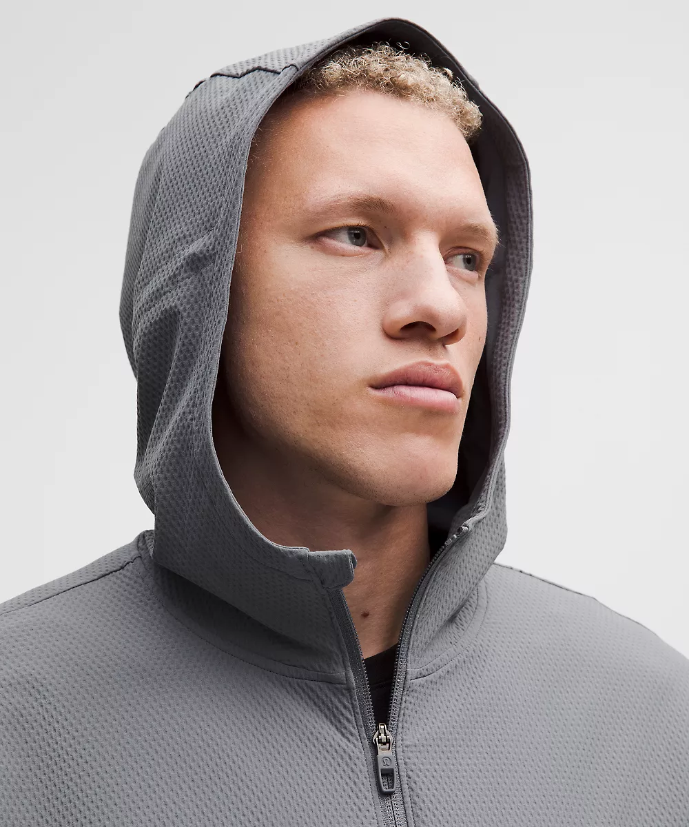 License to Train veste zippée intégrale texturée — Solar Grey, view 4
