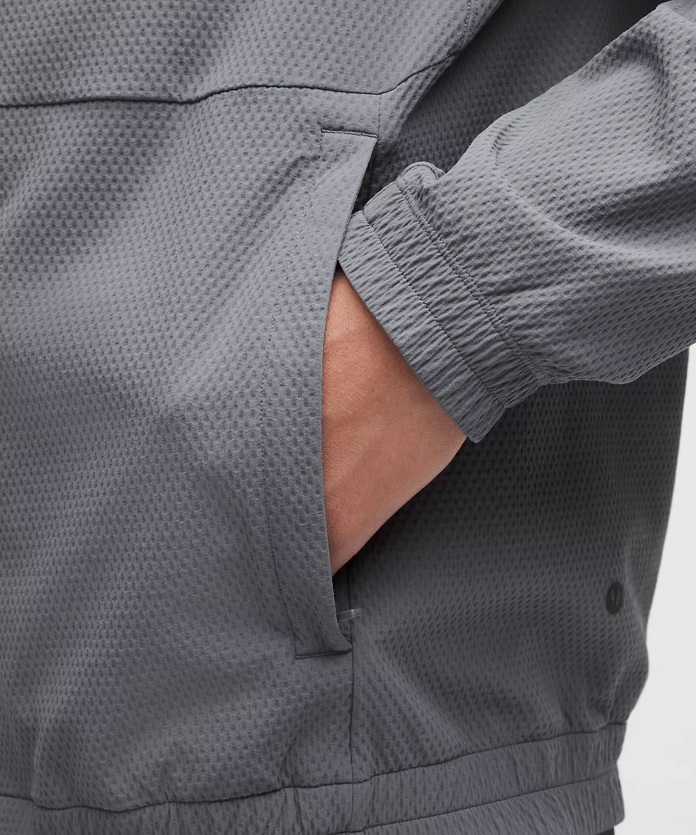 License to Train veste zippée intégrale texturée — Solar Grey, view 5