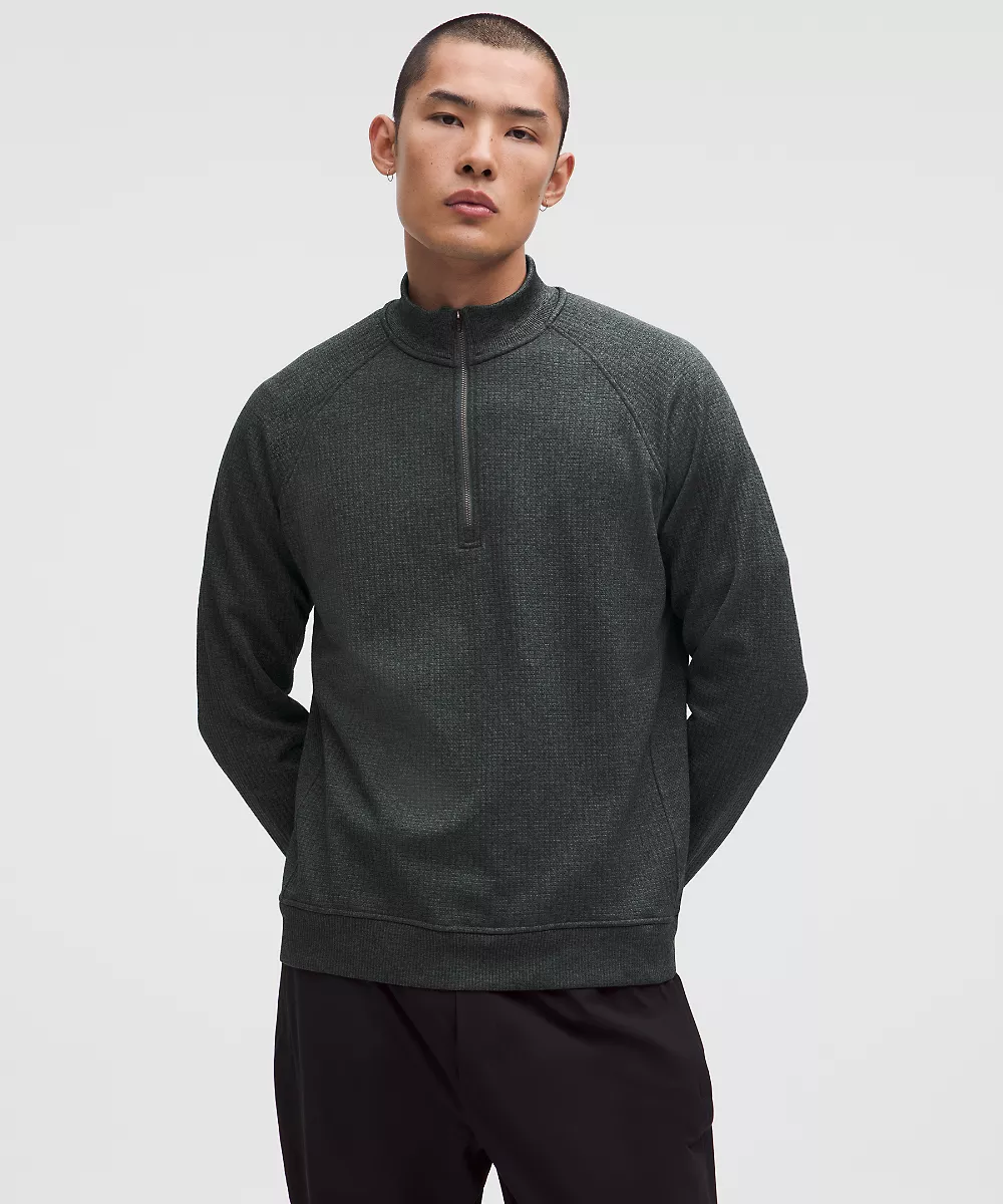 Demi-zip Engineered Warmth — Palm Deco/Black, view 1
