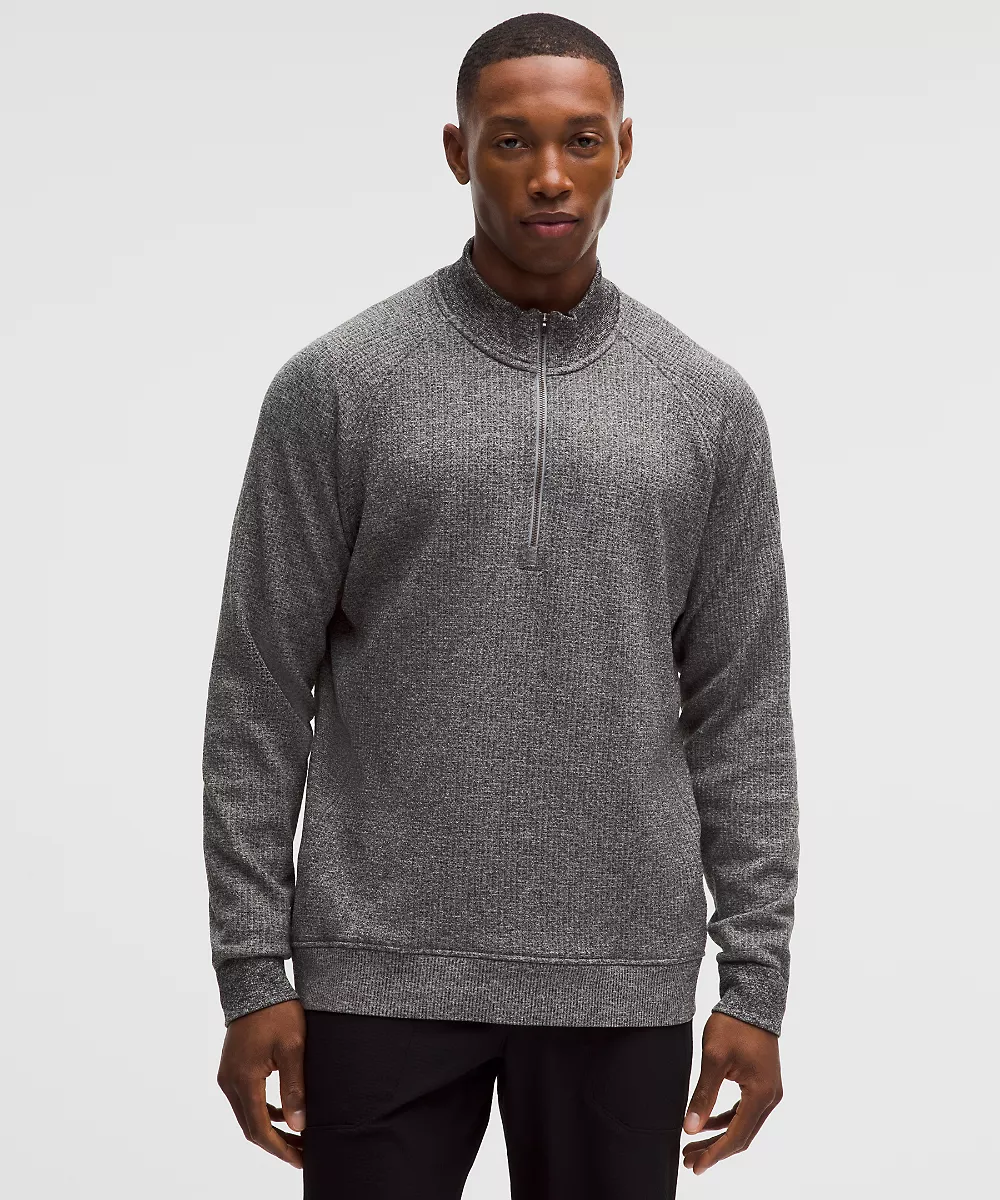 Demi-zip Engineered Warmth — Feather Grey/Graphite Grey, view 1