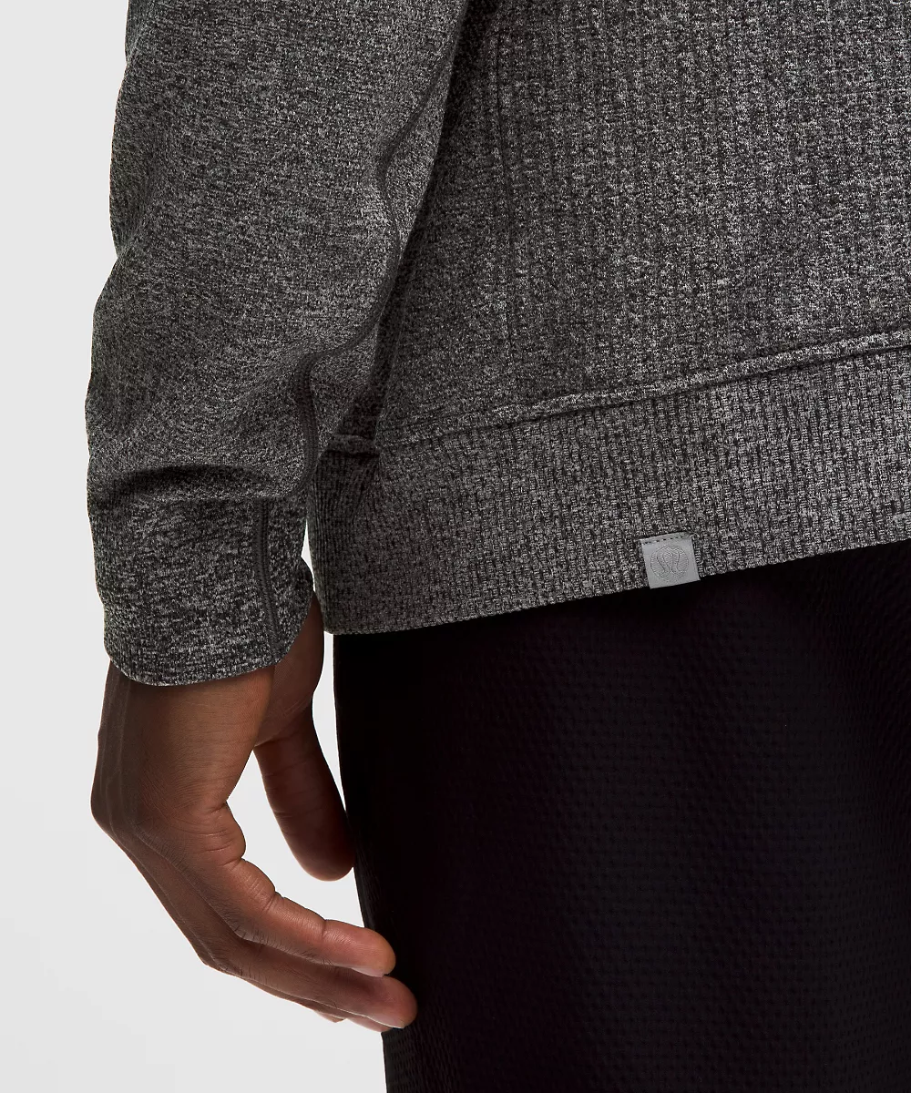 Demi-zip Engineered Warmth — Feather Grey/Graphite Grey, view 5