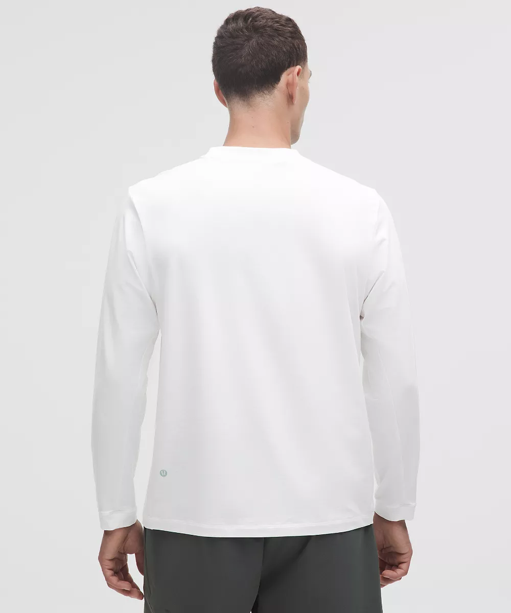 Chemise manches longues Zeroed In *Move in Nature — White, view 3