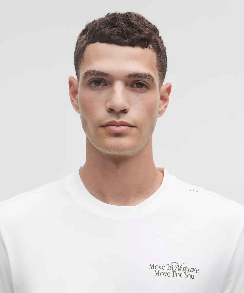 Chemise manches longues Zeroed In *Move in Nature — White, view 4