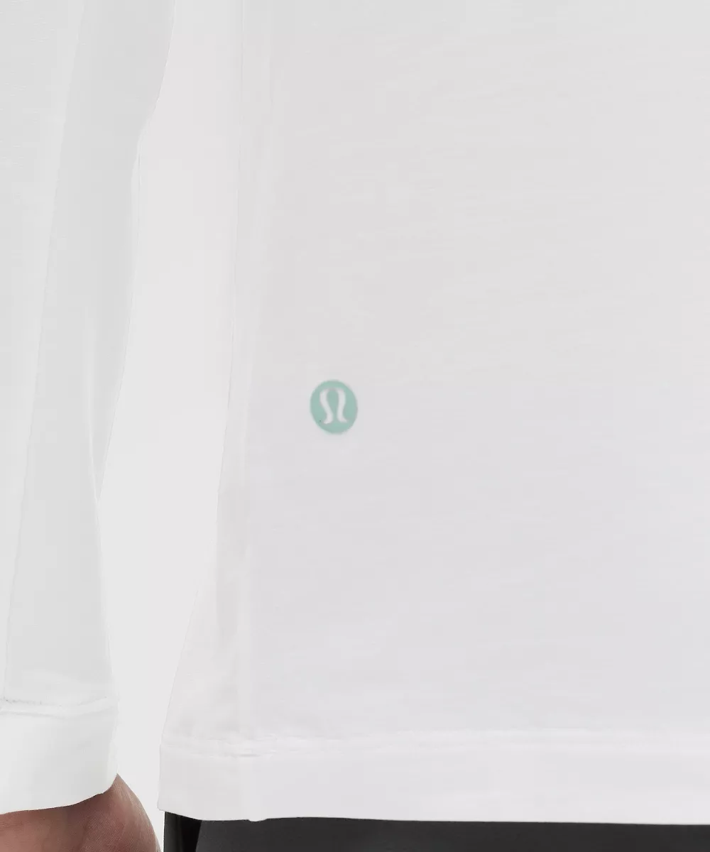 Chemise manches longues Zeroed In *Move in Nature — White, view 5