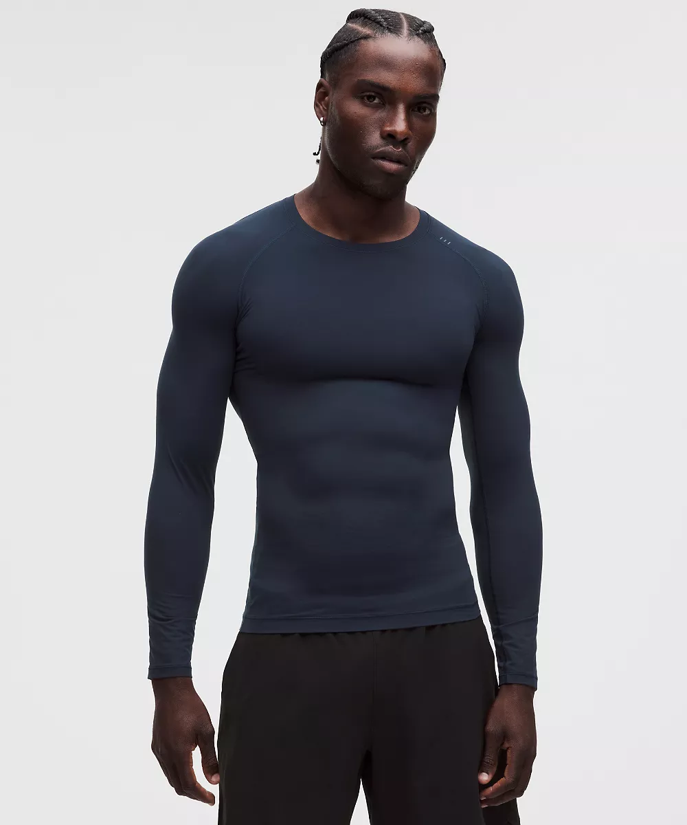 Chemise Unrestricted Power manches longues — True Navy, view 1