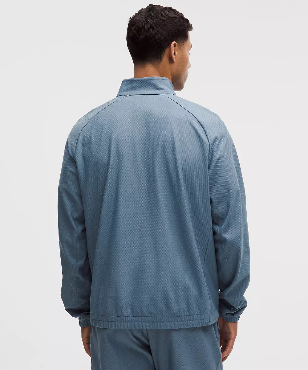 Veste d'échauffement tricotée — Steel Blue/Steel Blue, view 3
