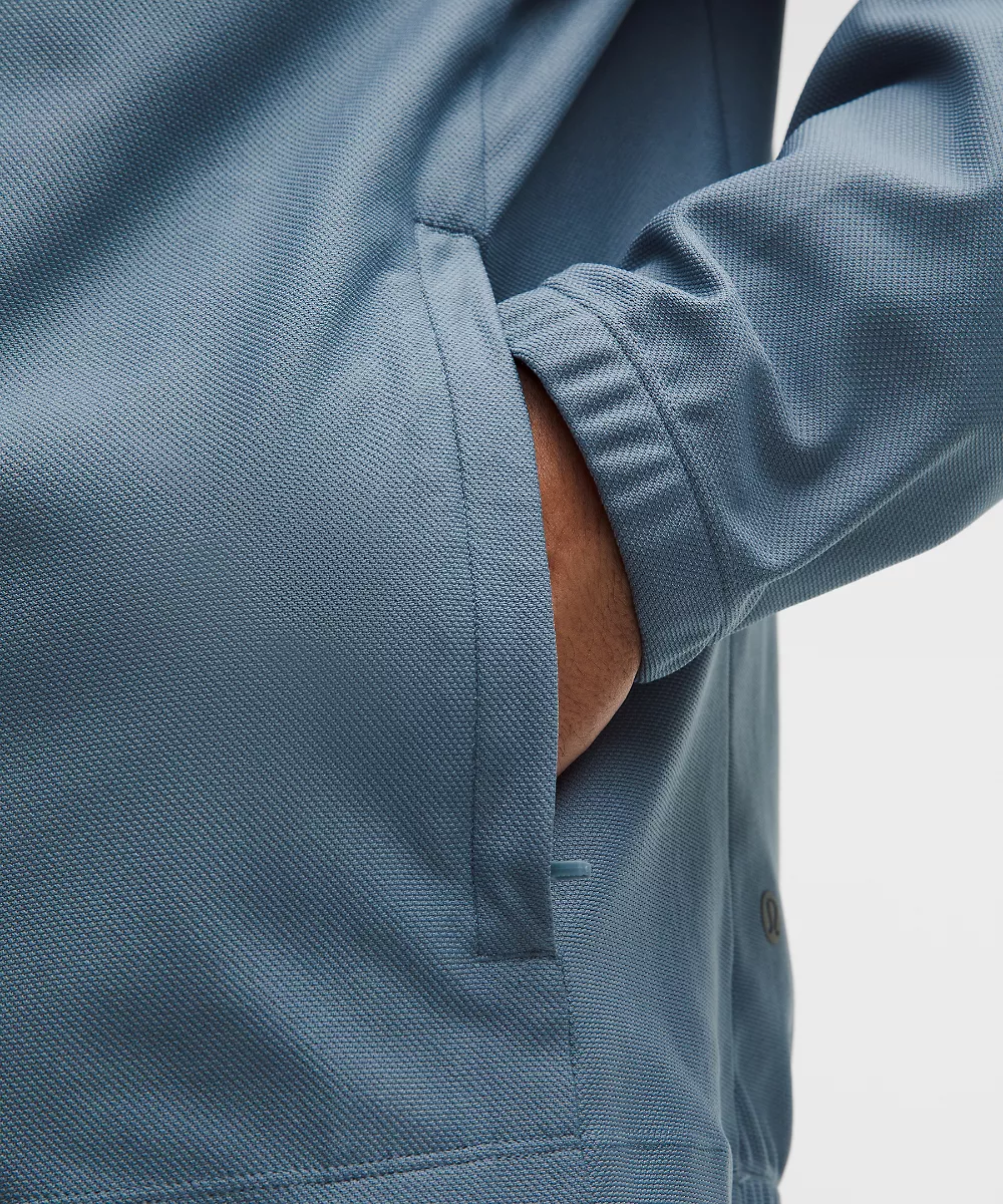 Veste d'échauffement tricotée — Steel Blue/Steel Blue, view 5