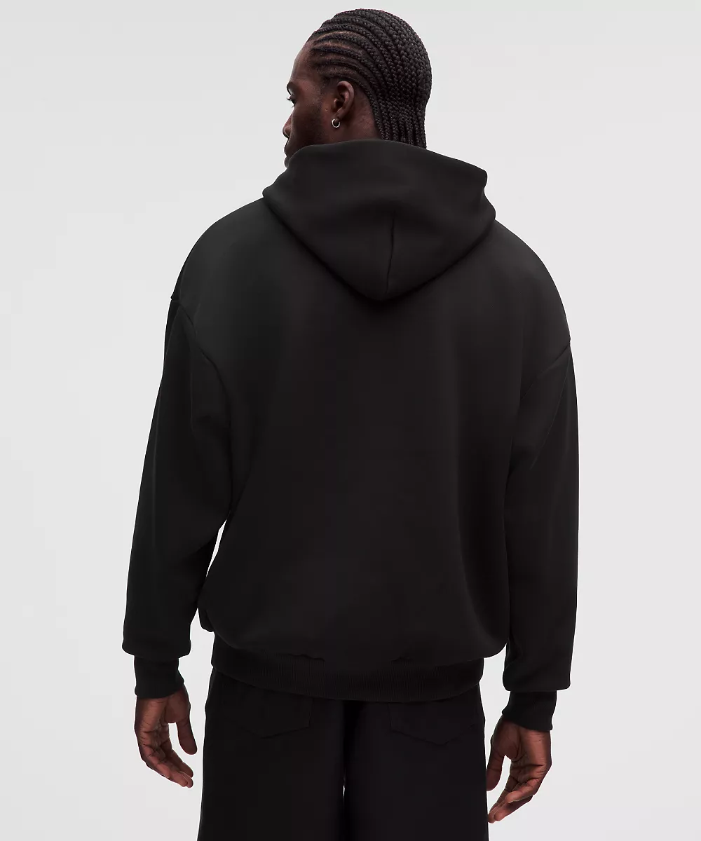 Sweat à capuche zippé intégral Big Cozy homme — Black, view 3