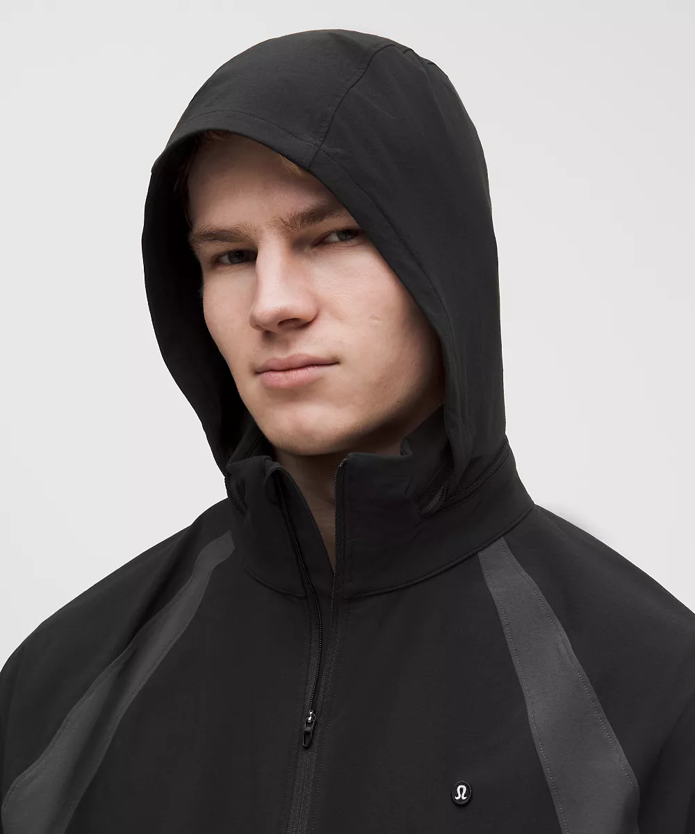 Pull de golf demi-zip déperlant — Black/Graphite Grey, view 4