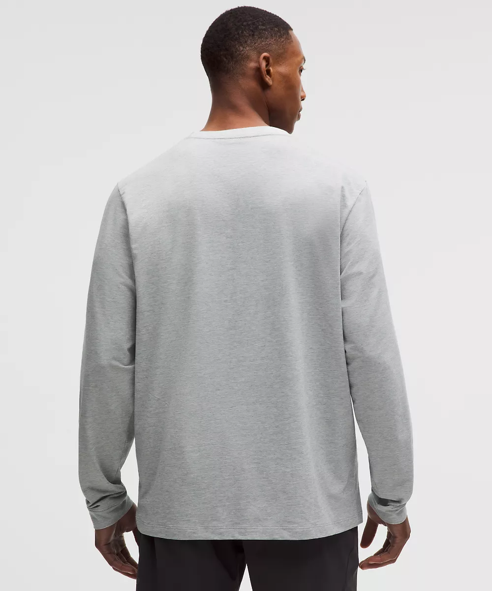 Chemise manches longues Zeroed In — Heathered Feather Grey, view 3