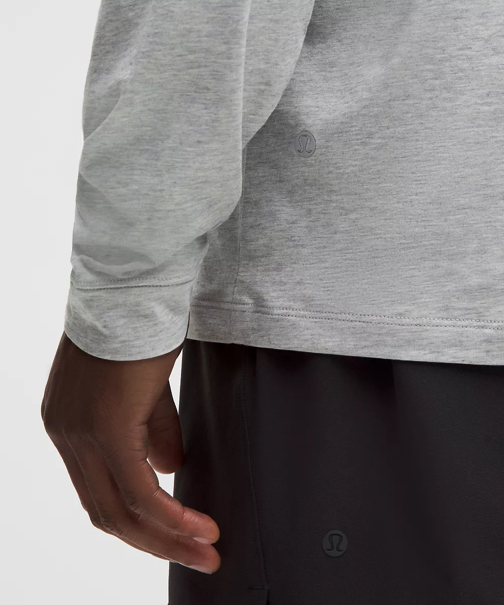 Chemise manches longues Zeroed In — Heathered Feather Grey, view 5
