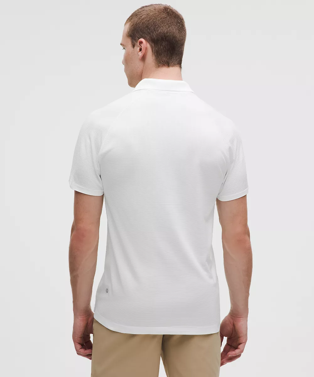 Metal Vent Tech polo — White/White, view 3
