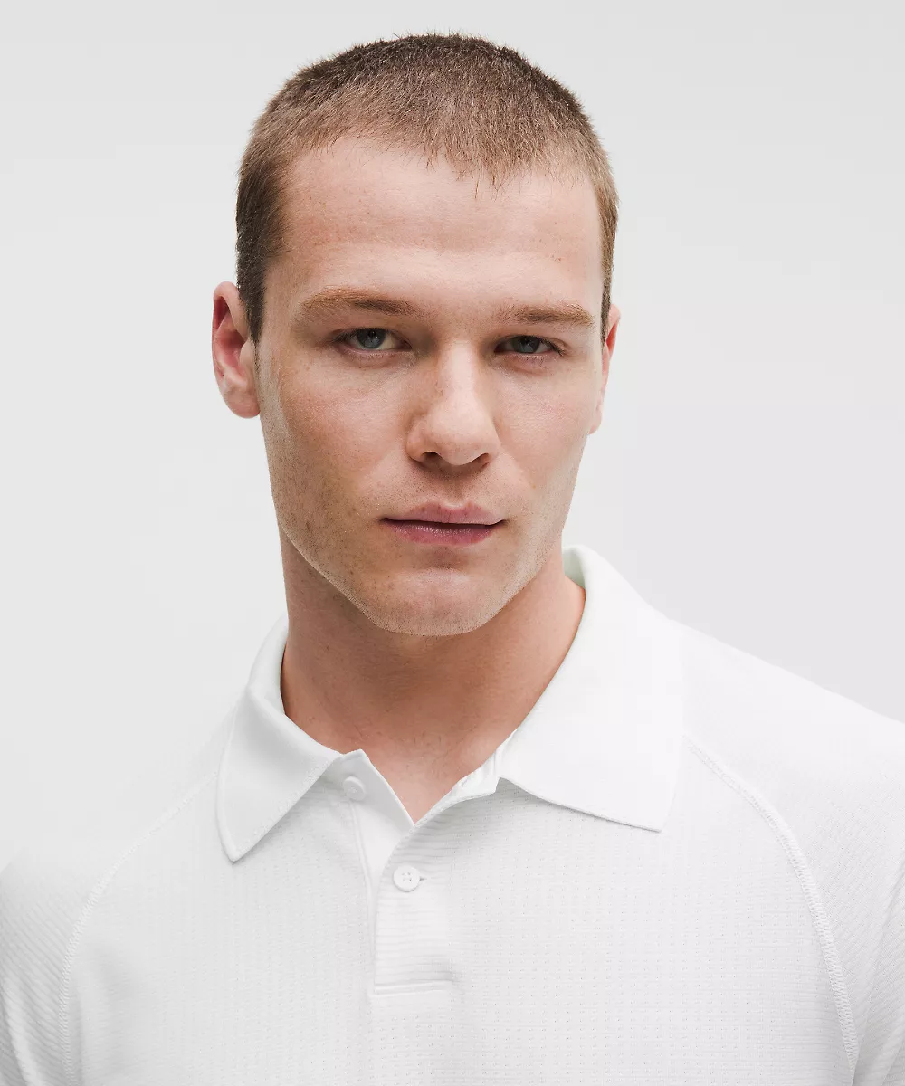 Metal Vent Tech polo — White/White, view 4