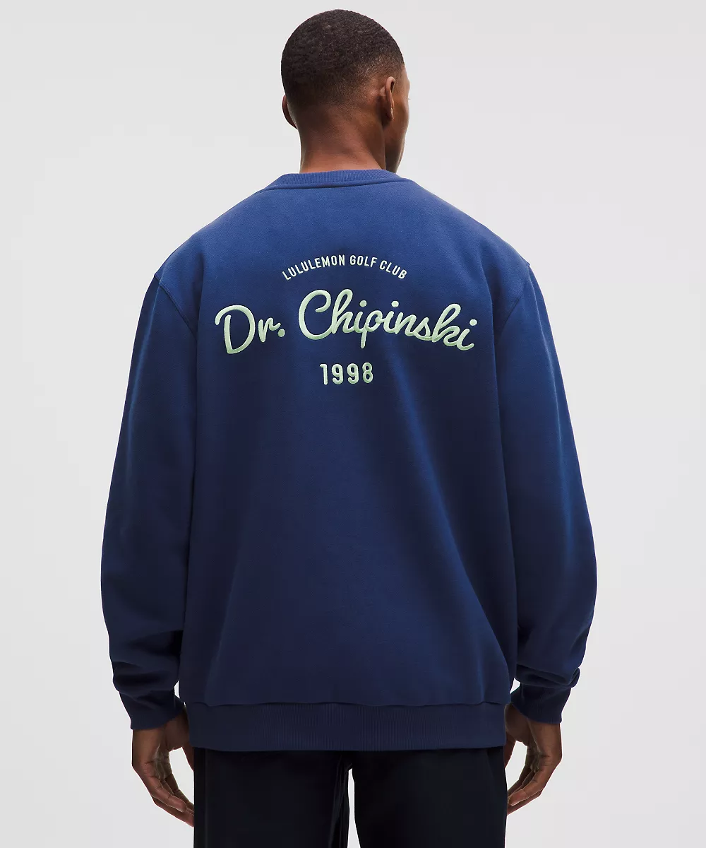 Steady State col rond homme *Chipinski Golf Crest — Clubhouse Blue, view 3
