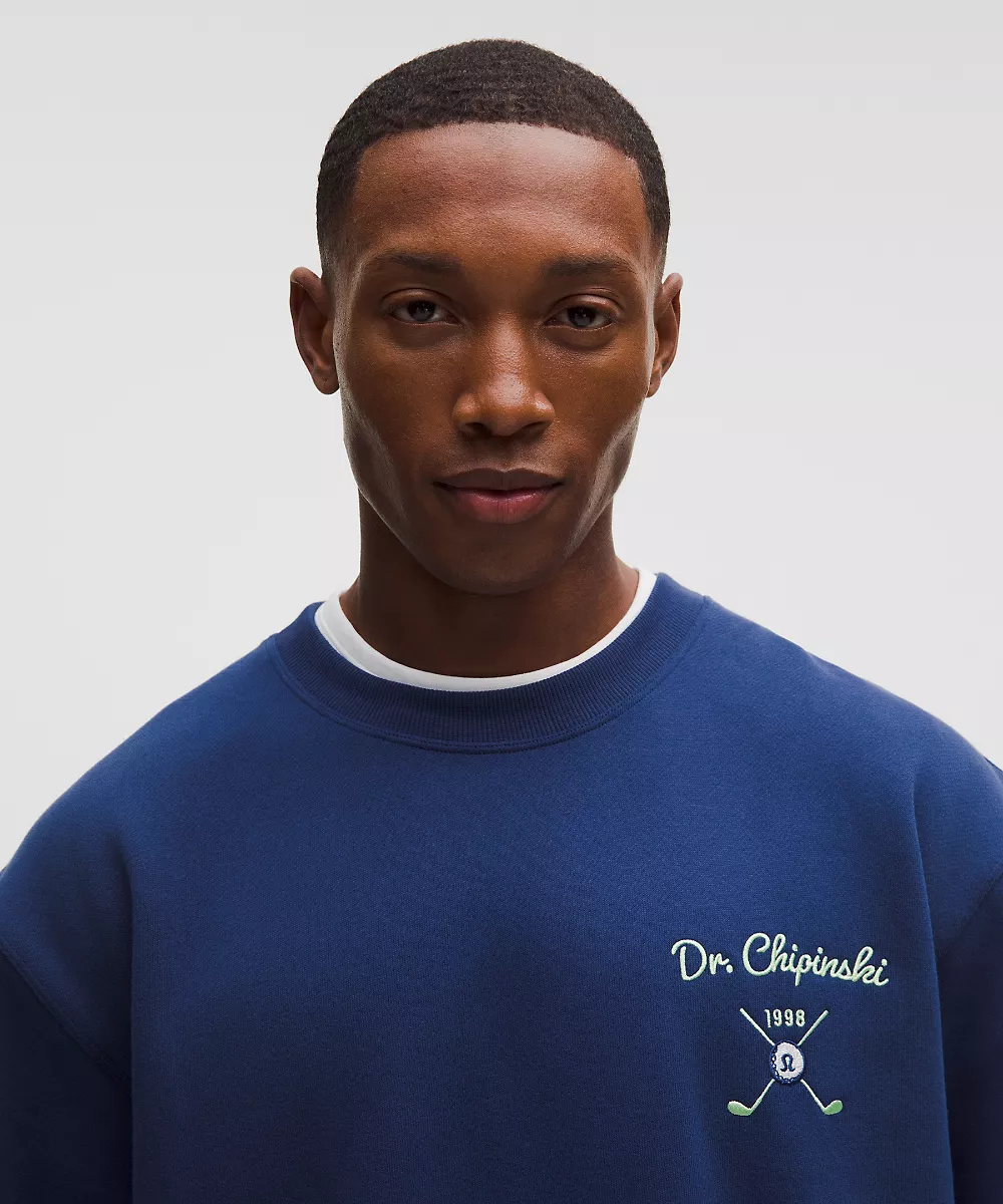 Steady State col rond homme *Chipinski Golf Crest — Clubhouse Blue, view 4