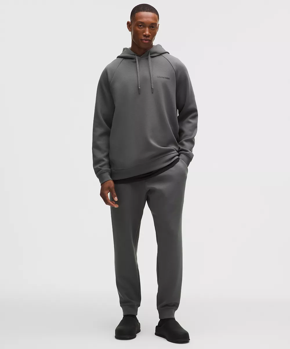 Sweat à capuche Smooth Spacer coupe classique *Wordmark — Onyx Grey, view 2