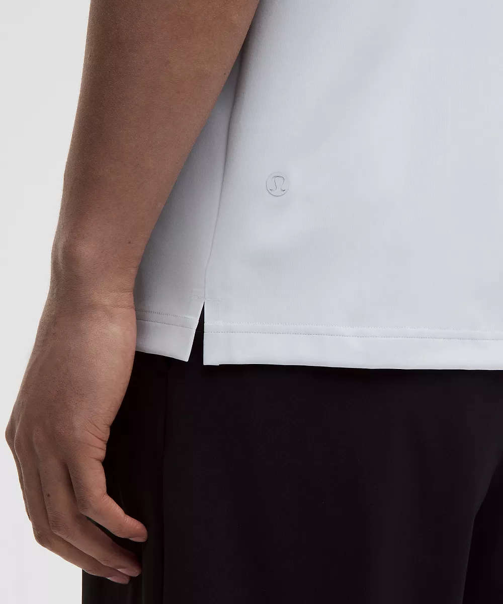 Polo oversize Daydrift à col zippé — Starch Blue, view 5