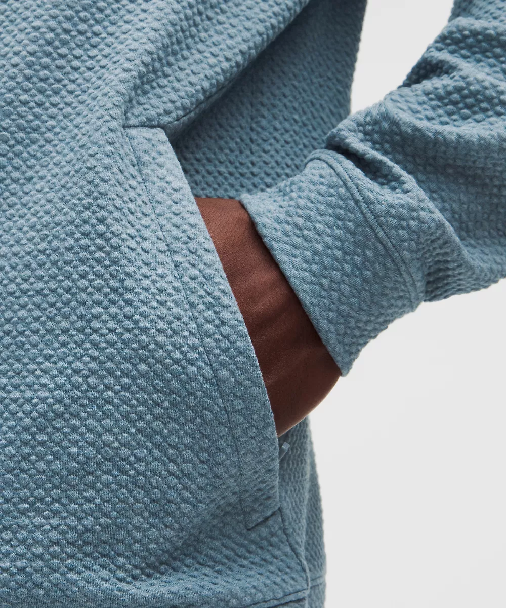 Demi-zip Ease The Day — HEATHERED STEEL BLUE/Black, view 5