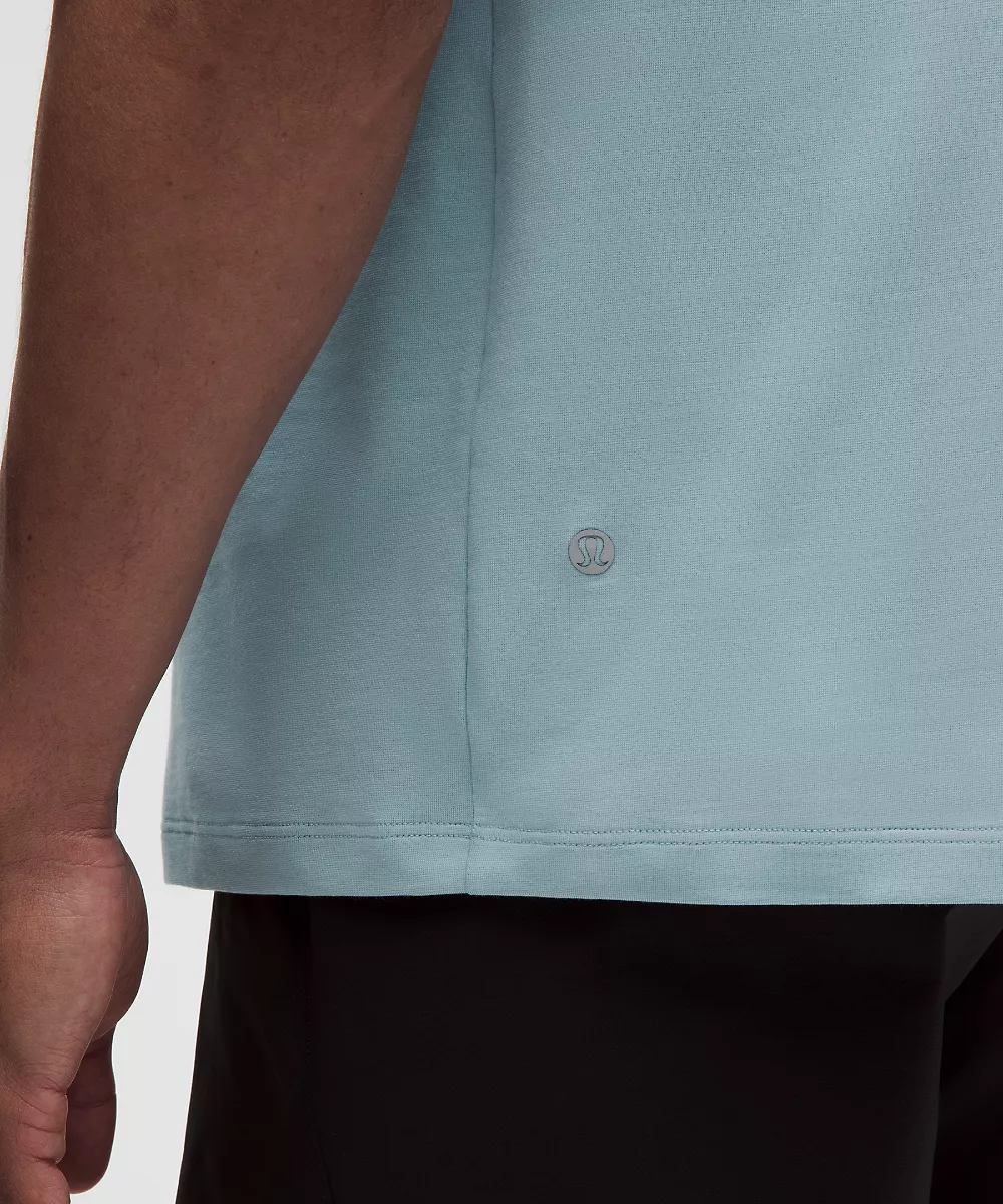 Chemise manches courtes Zeroed In — Seafoam, view 5