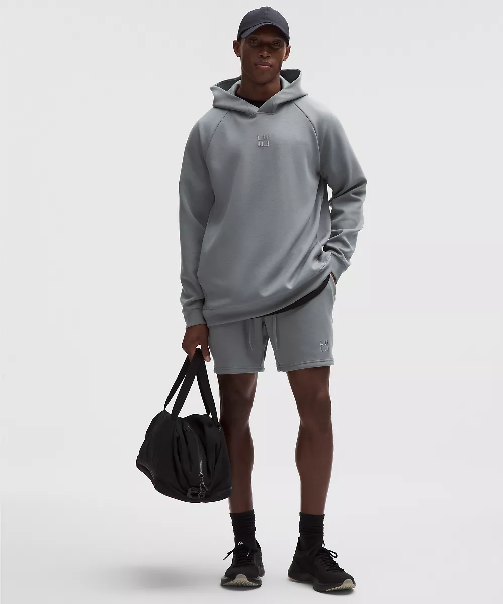 Sweat à capuche Smooth Spacer *Stack — Solar Grey, view 2