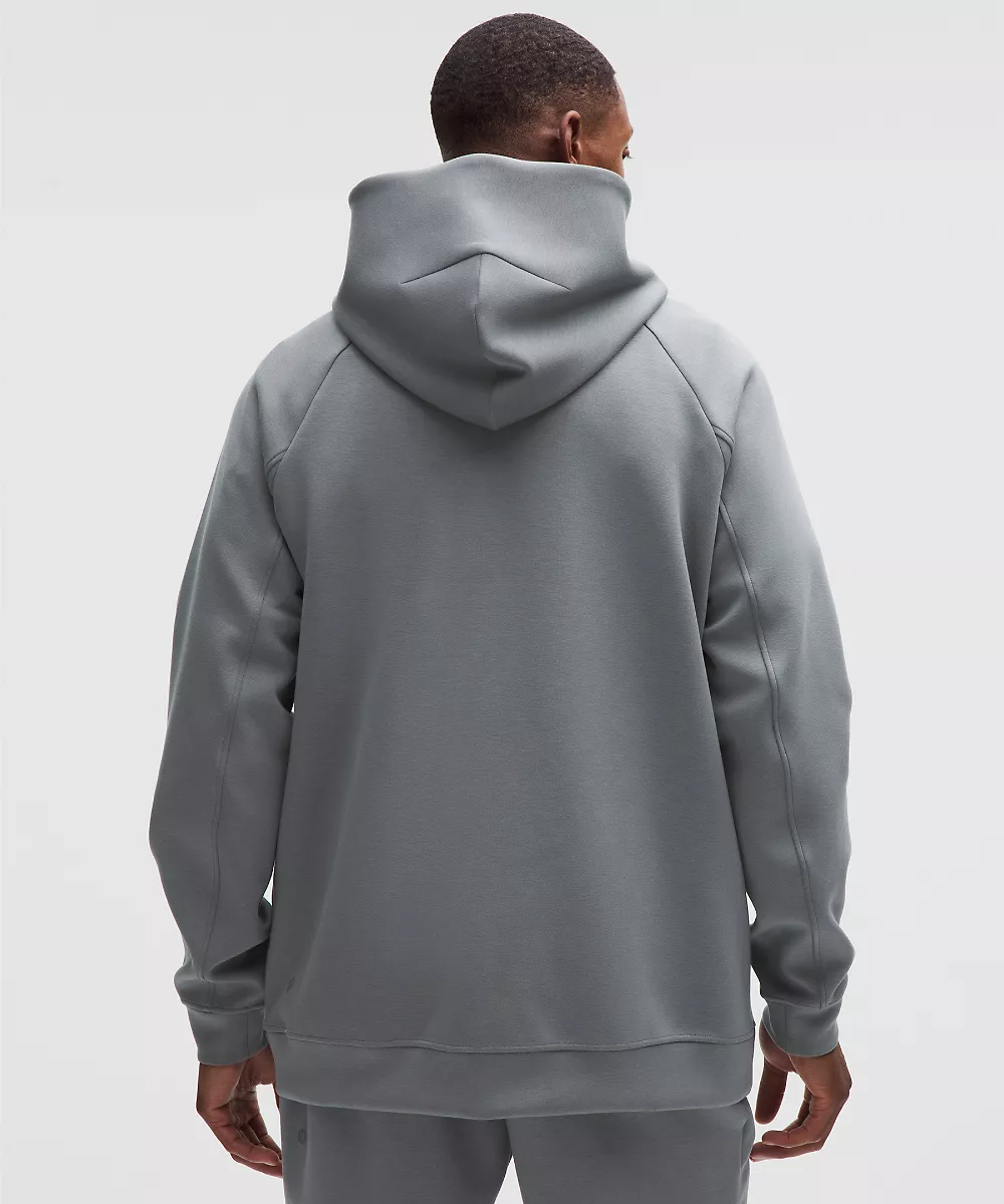 Sweat à capuche Smooth Spacer *Stack — Solar Grey, view 3