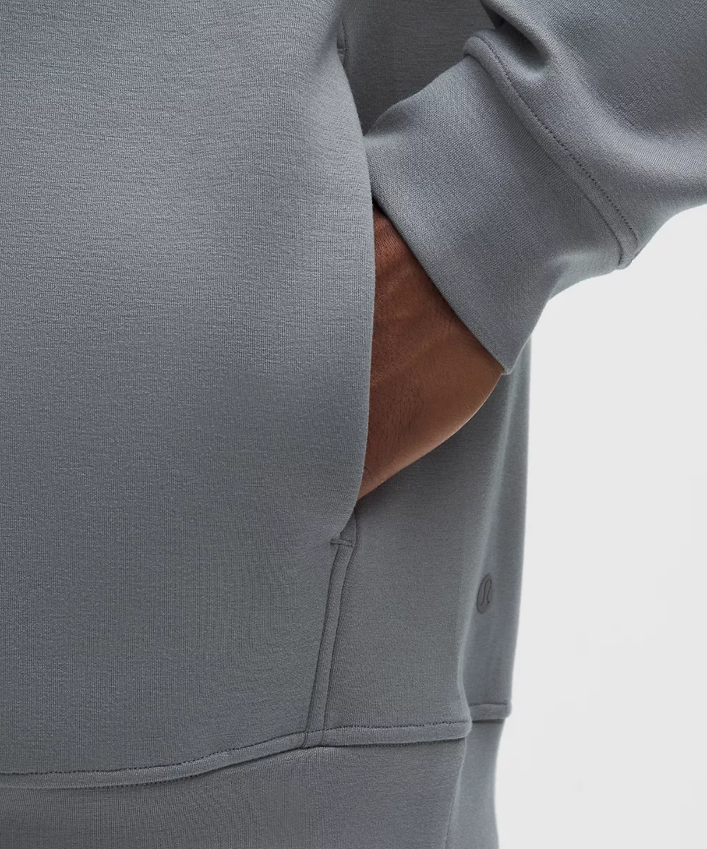 Sweat à capuche Smooth Spacer *Stack — Solar Grey, view 5