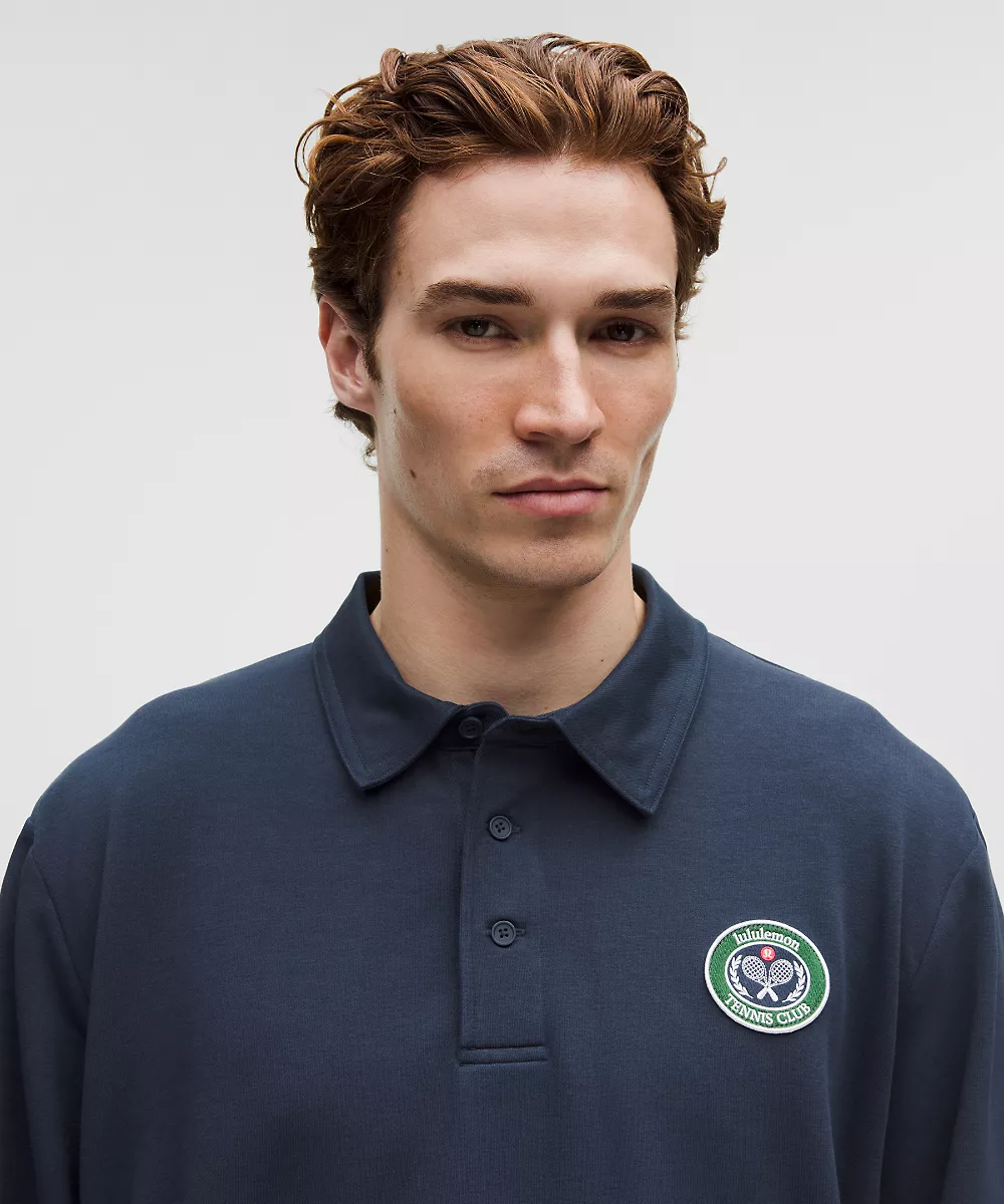 Chemise de rugby manches longues *Tennis Club — Club Blue, view 2