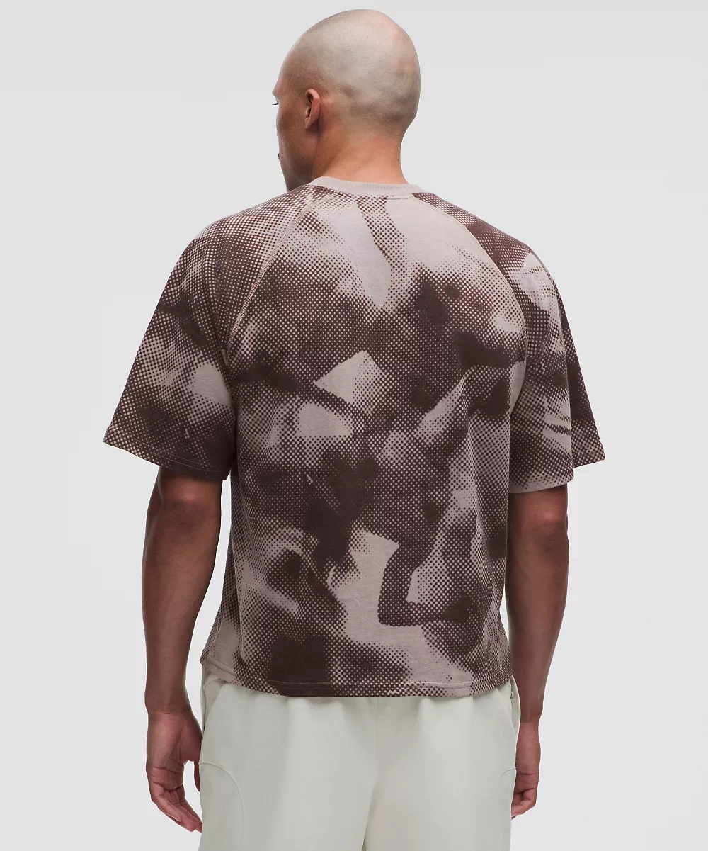 T-shirt imprimé décontracté en coton *SLNSH Collection — Sun Faded Dot Dancer Zen Espresso, view 3