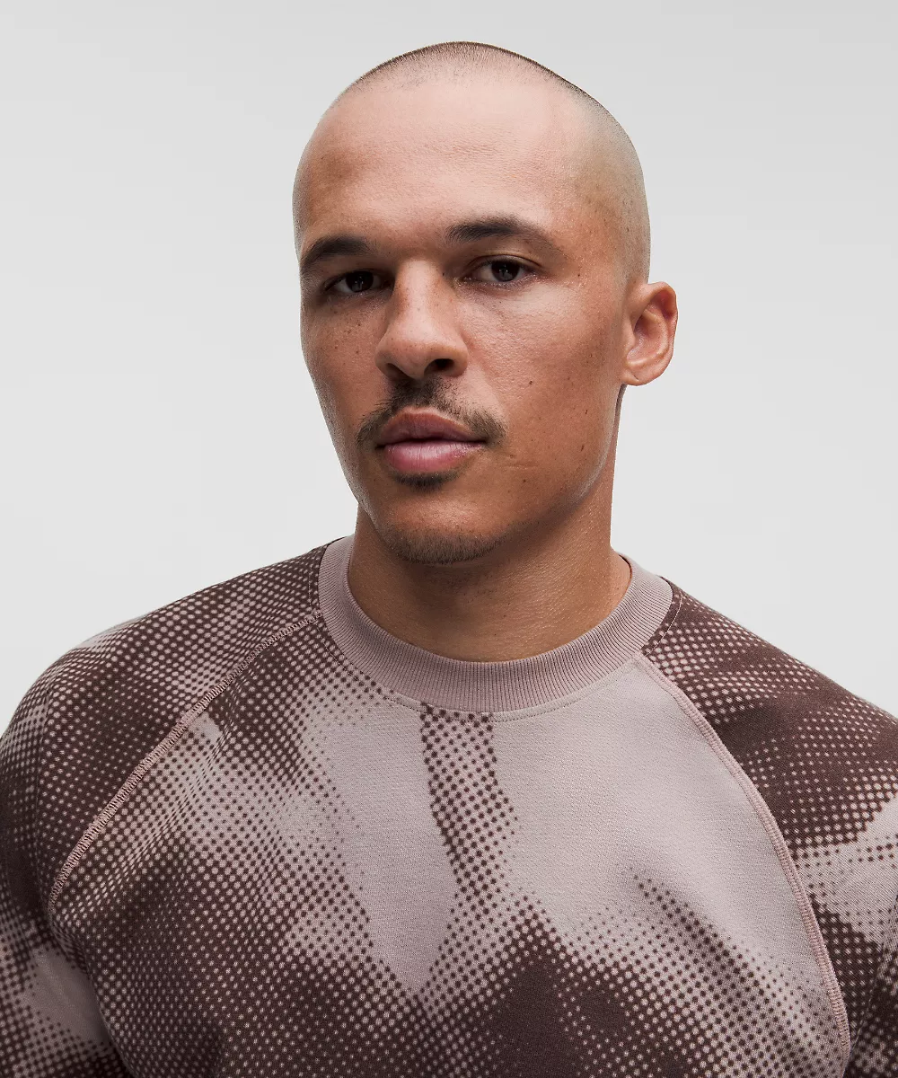 T-shirt imprimé décontracté en coton *SLNSH Collection — Sun Faded Dot Dancer Zen Espresso, view 4