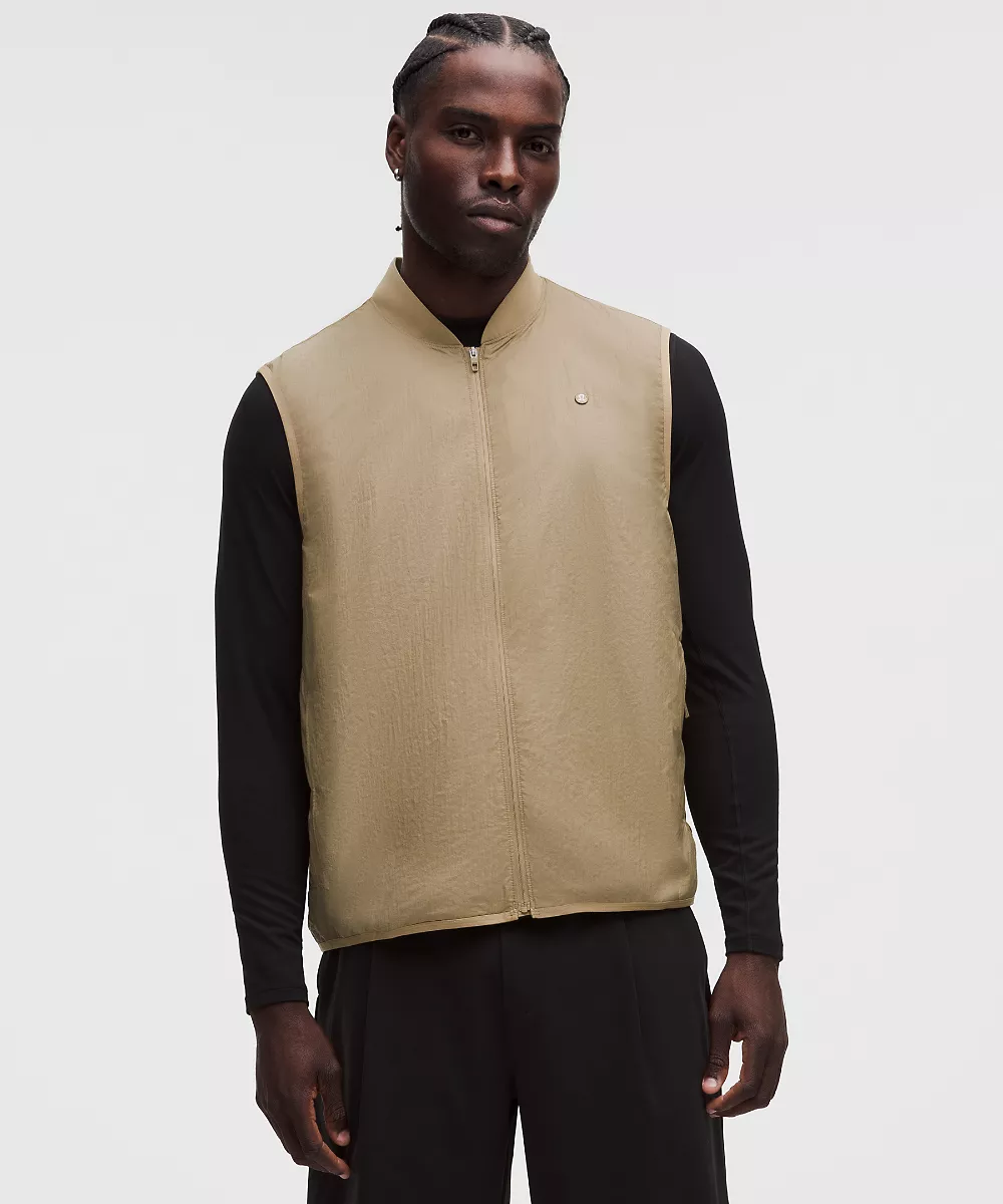 Gilet de golf léger coupe-vent — Oakwood Tan, view 1