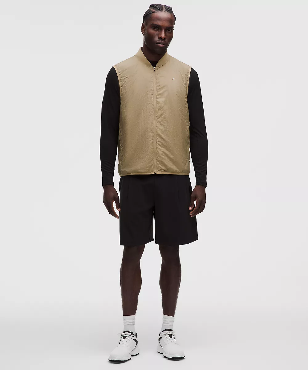 Gilet de golf léger coupe-vent — Oakwood Tan, view 2