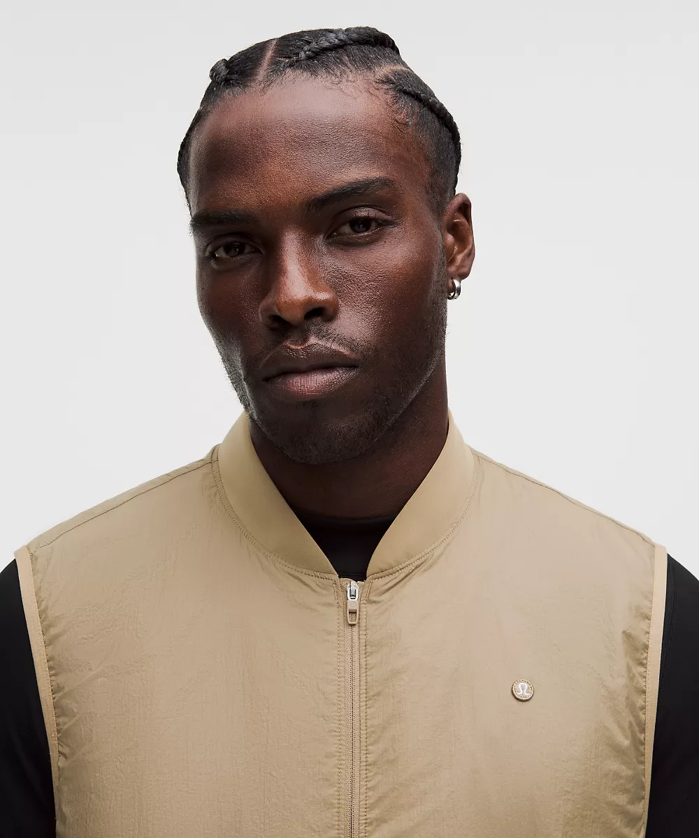 Gilet de golf léger coupe-vent — Oakwood Tan, view 4
