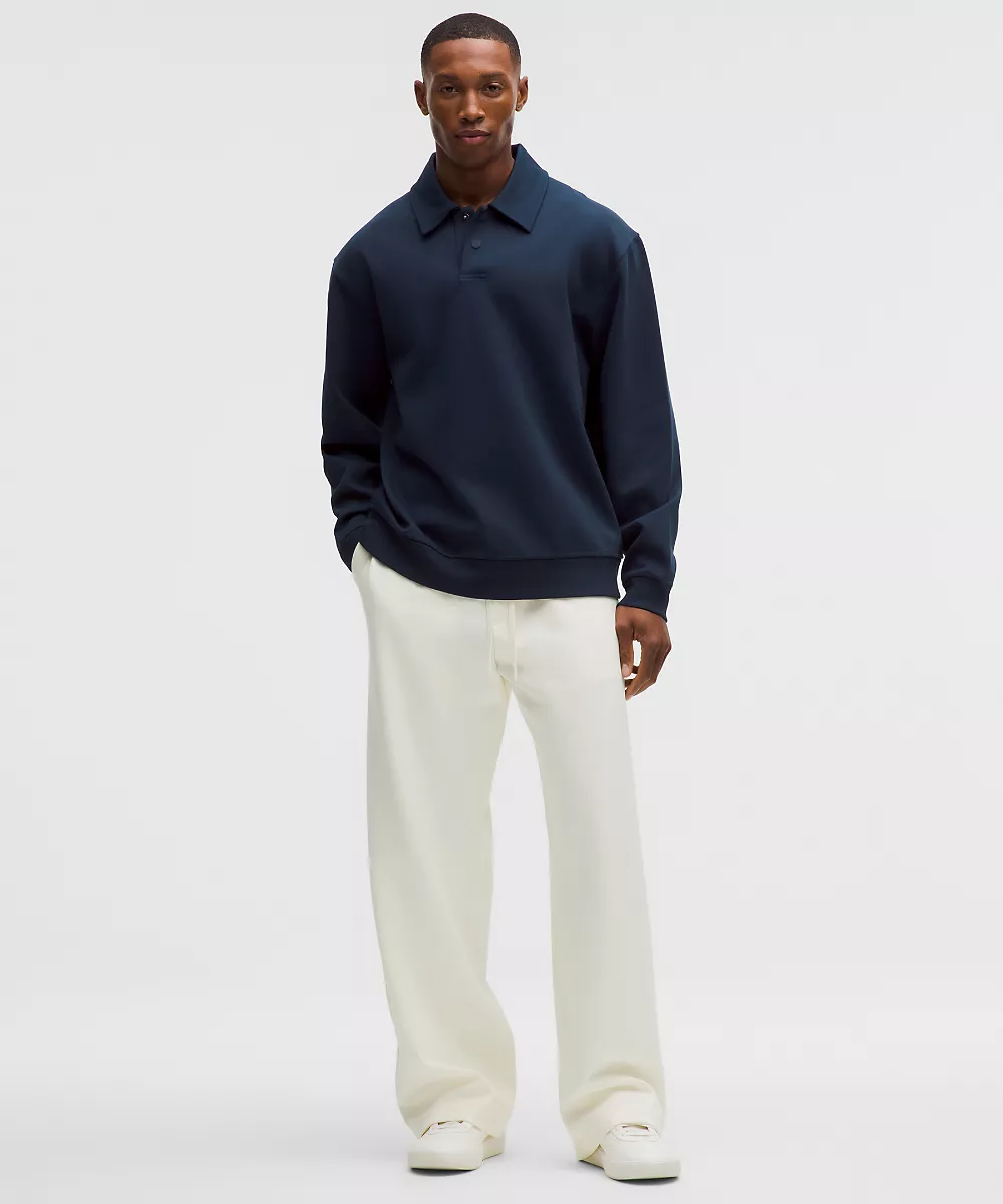 Grand Standard polo manches longues — True Navy, view 2