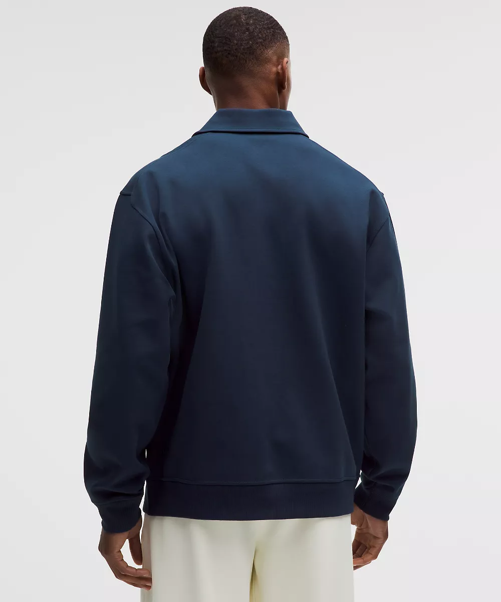 Grand Standard polo manches longues — True Navy, view 3