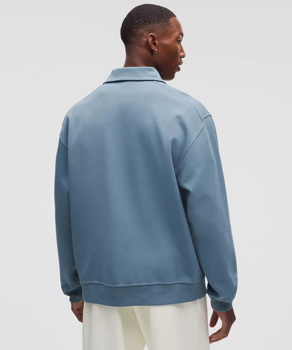 Grand Standard polo manches longues — Steel Blue, view 3