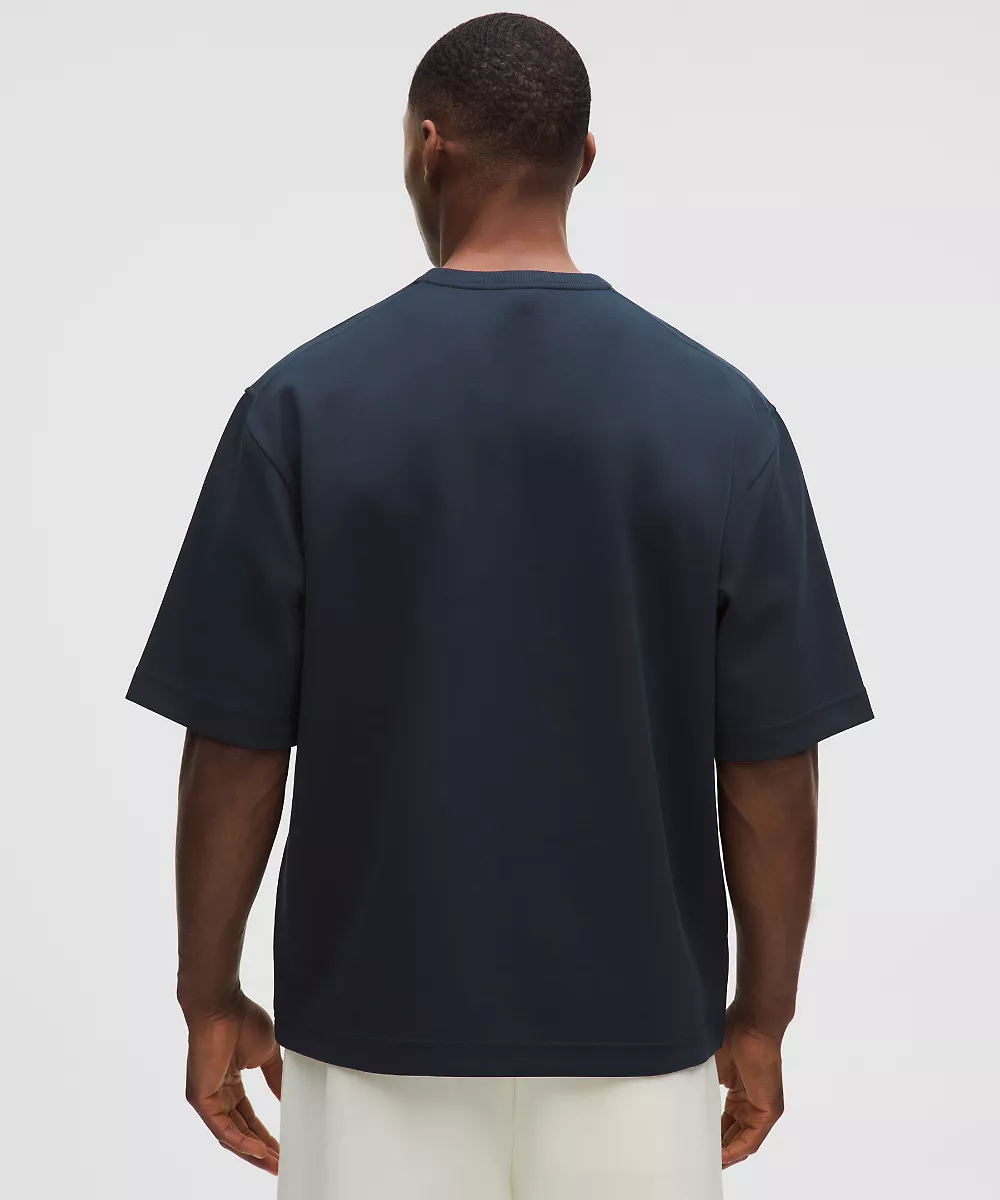 Grand Standard col rond manches courtes — True Navy, view 3