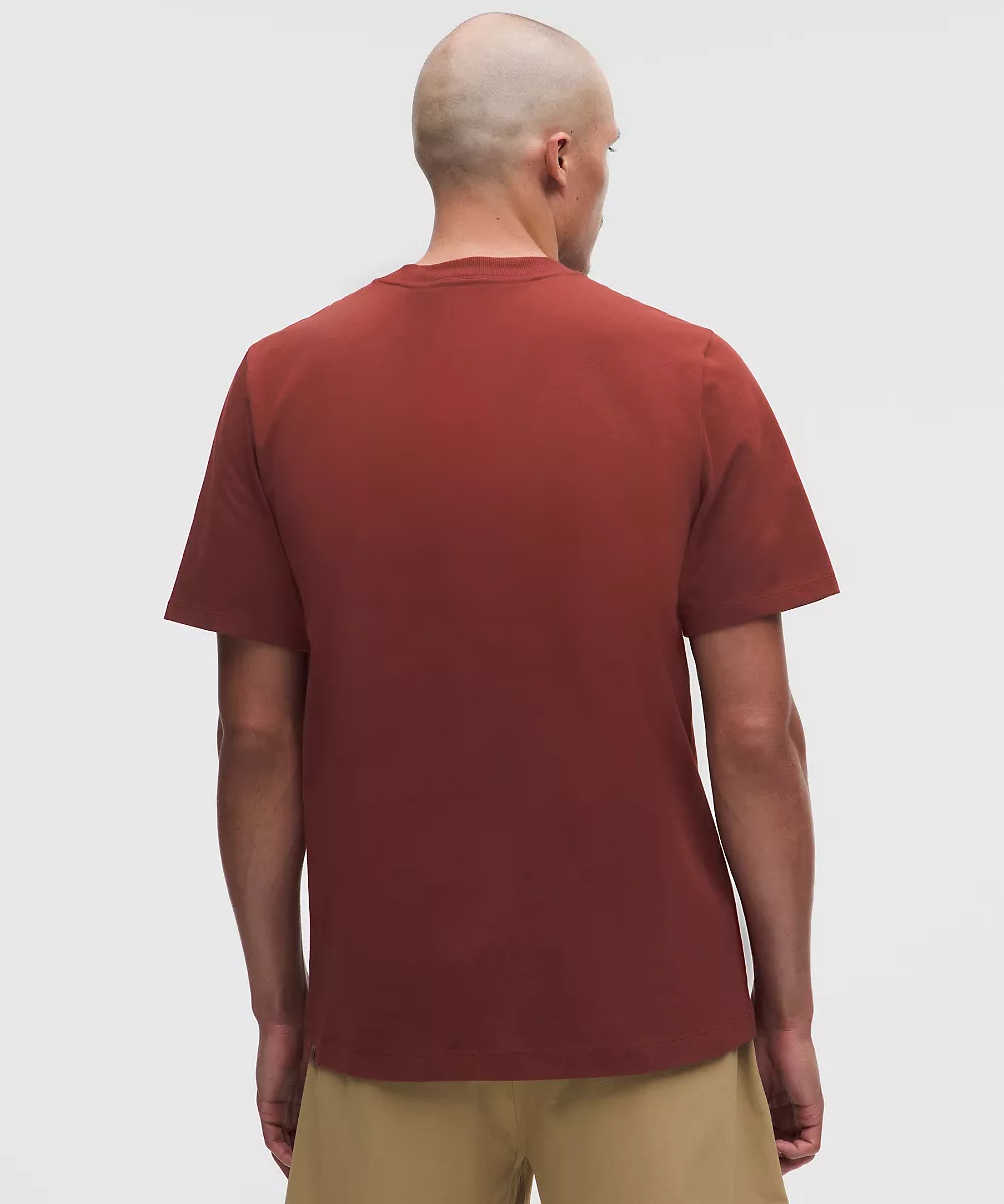 T-shirt en coton épais coupe classique *Golf Flag — Cranberry Charm, view 3