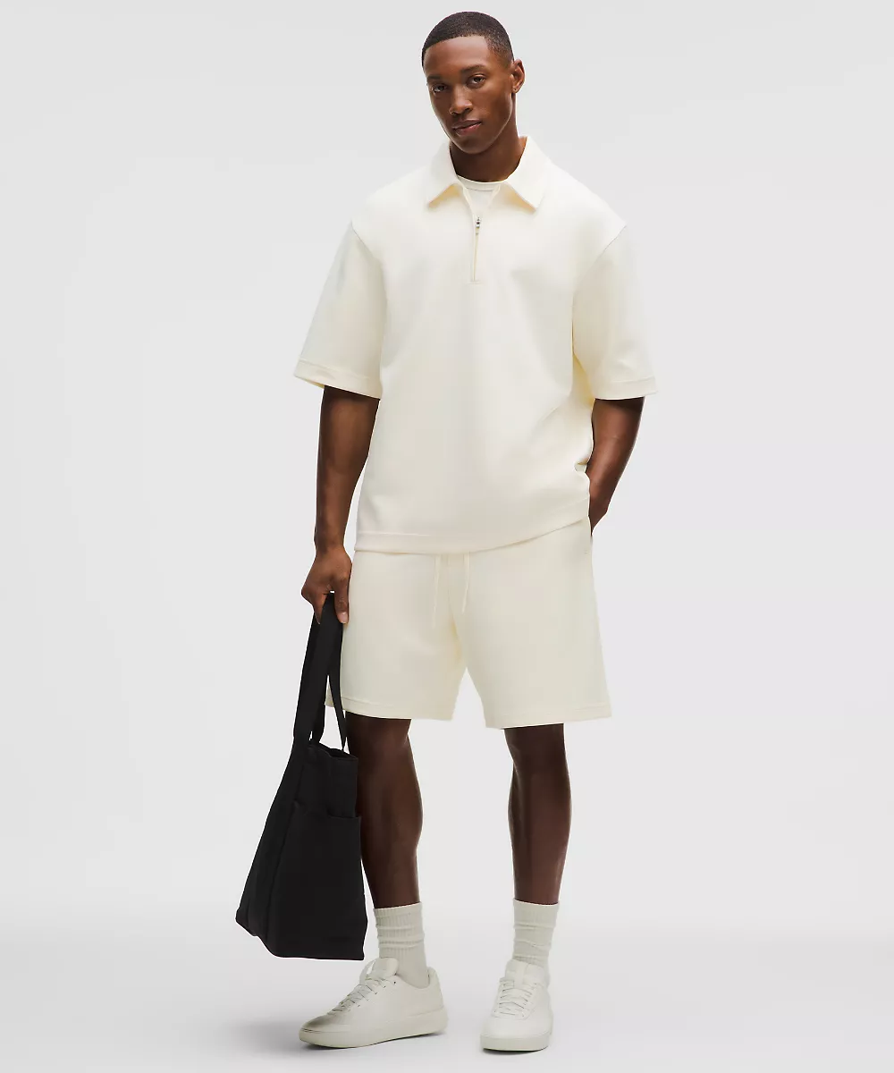 Grand Standard polo manches courtes — Coconut Ivory, view 2