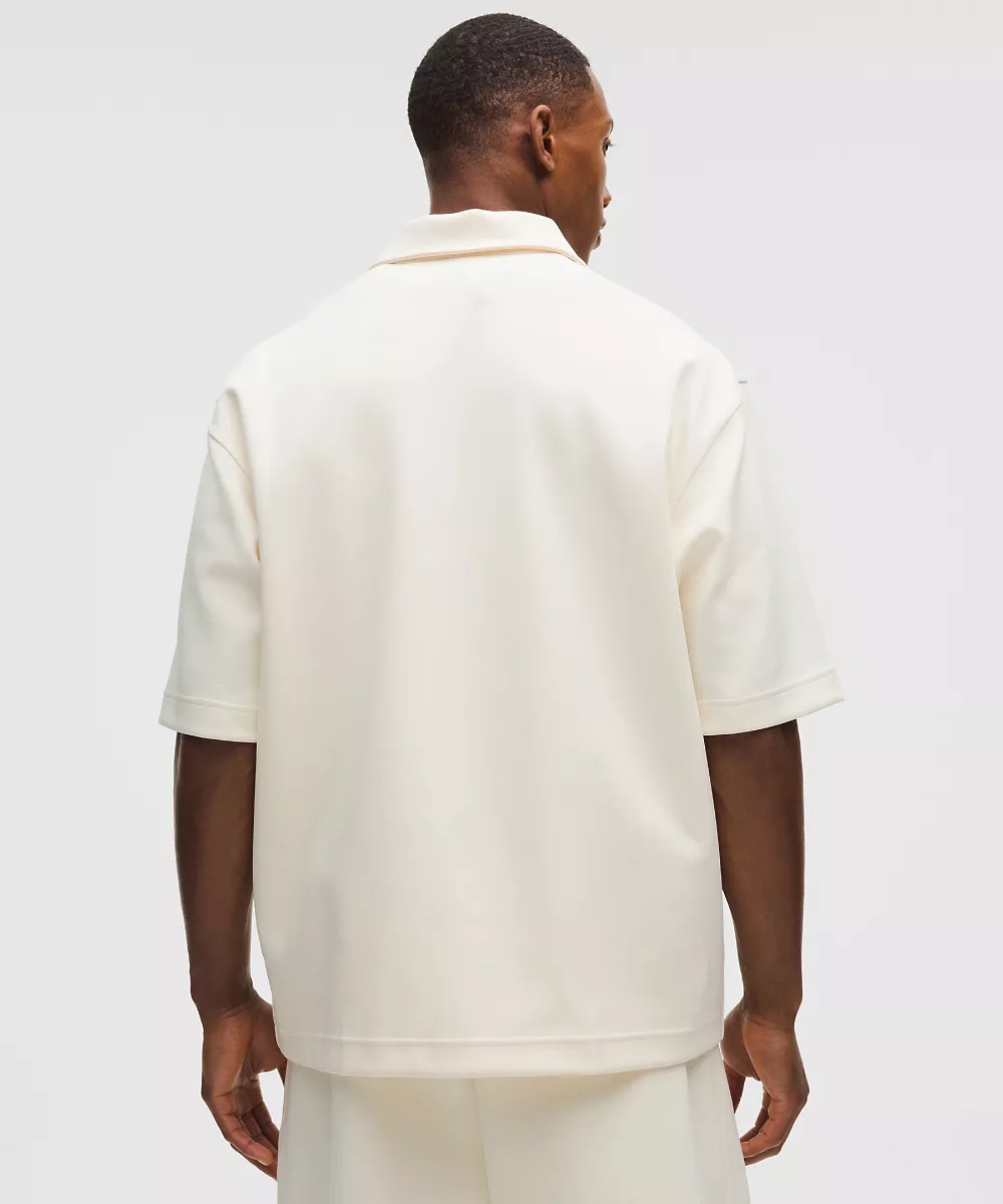Grand Standard polo manches courtes — Coconut Ivory, view 3