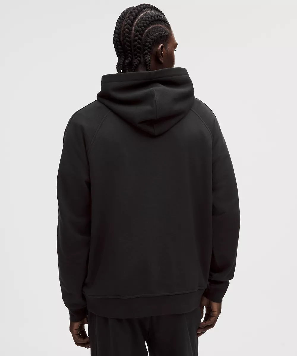 Sweat à capuche en molleton français — Black, view 3