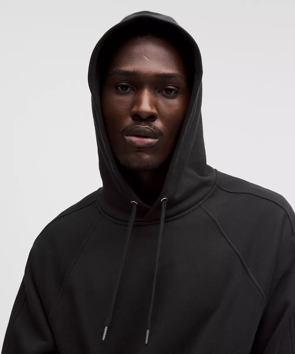 Sweat à capuche en molleton français — Black, view 4
