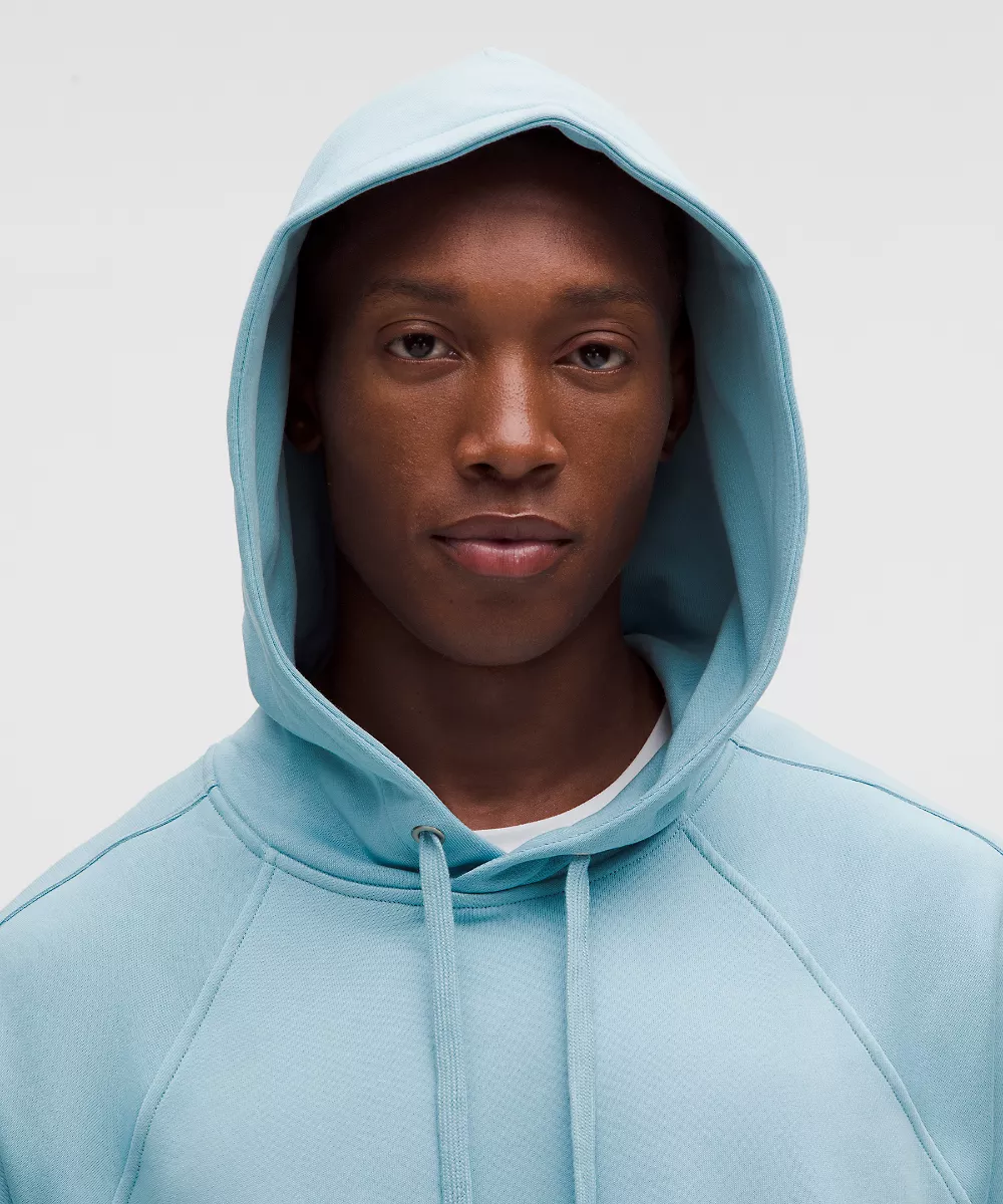 Sweat à capuche en molleton français — Seafoam, view 4