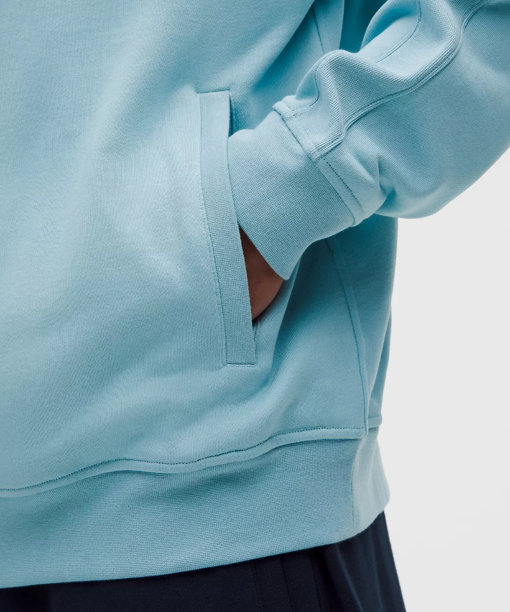 Sweat à capuche en molleton français — Seafoam, view 5